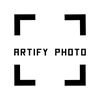 Black 'Artify Photo' logo on a white background