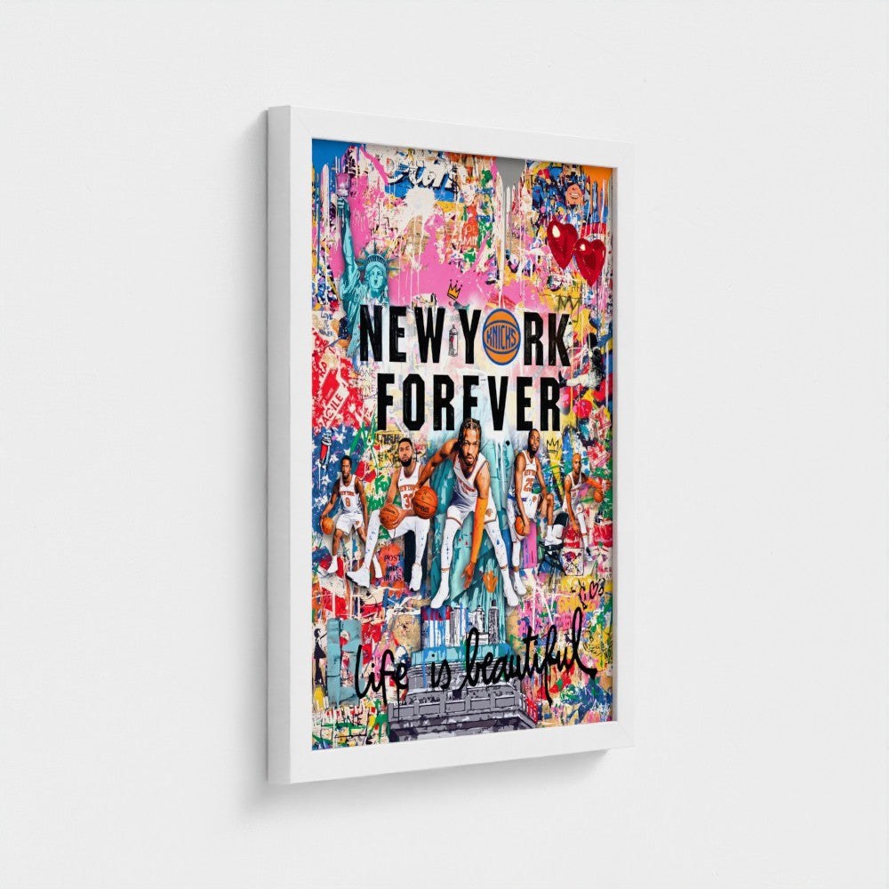 New York Knicks Forever – Pop Art Canvas & Framed Print-6