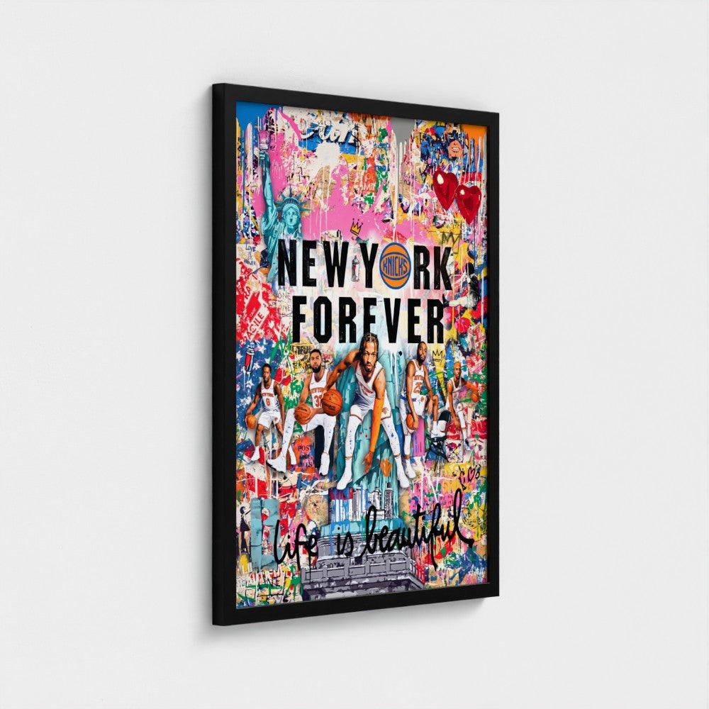 New York Knicks Forever – Pop Art Canvas & Framed Print-10