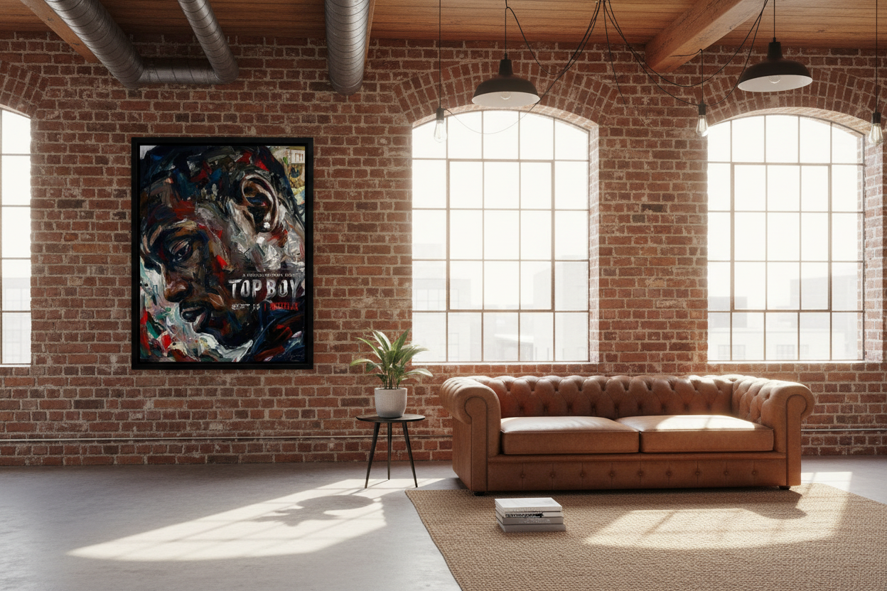 Shadows of Summerhouse in London warehouse apartment