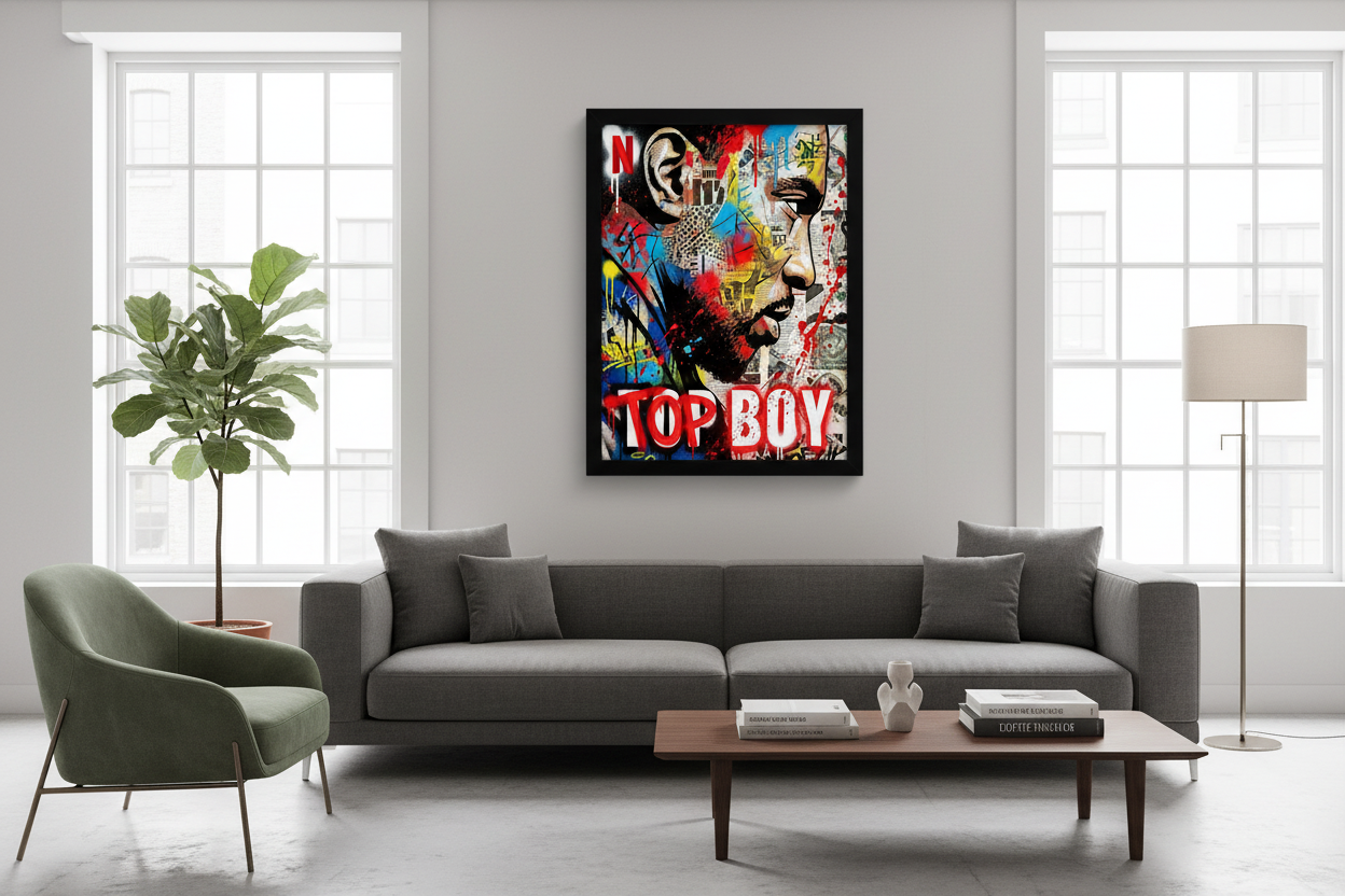 Stencil State of Mind in London apartment