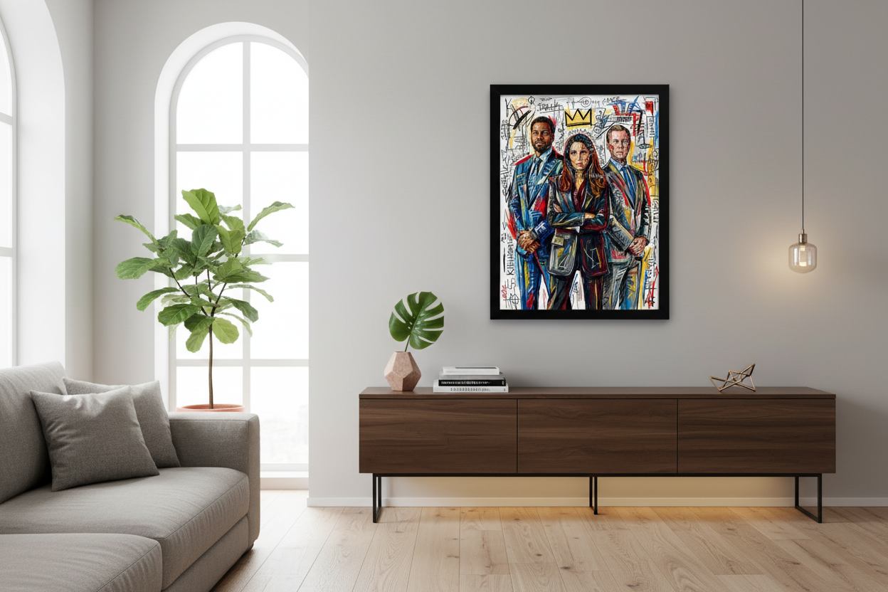 The Blueprint in modern apartment